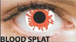 Mesmereyez Contact Lenses Blood Spat - 1 Day Lenses