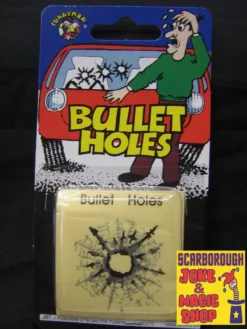 Funnyman Jokes Practical Jokes Bullet Holes - Pack Of 3