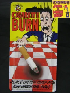 Funnyman Jokes Cigarette Burn - Fake Cig Burn Practical Jokes