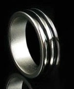 China Jewellery Wizard PK Magnetic Ring - Double Black Band